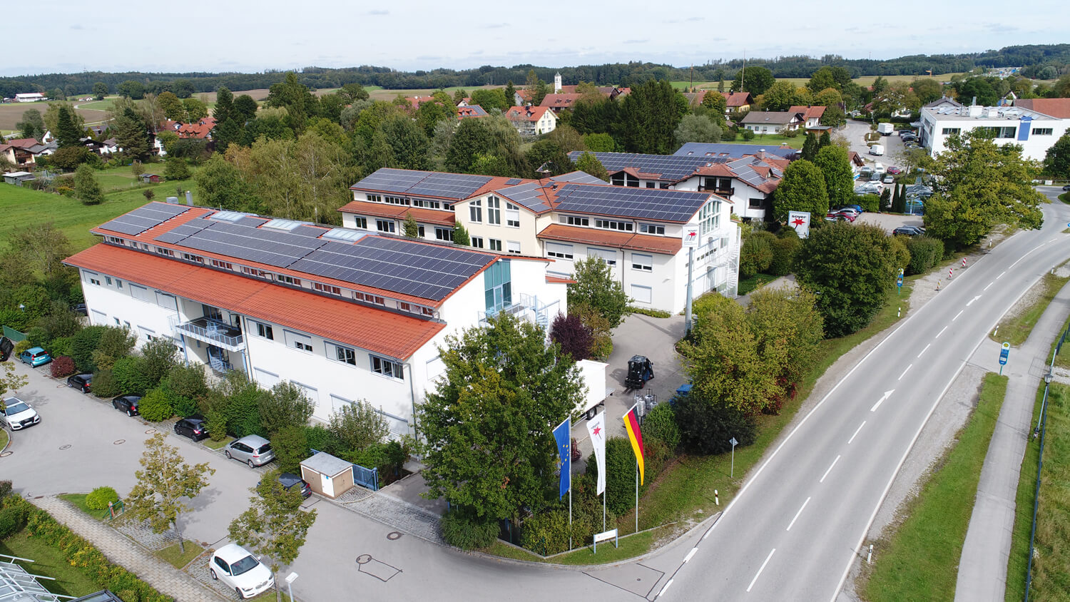 Photovoltaic system for company buildings