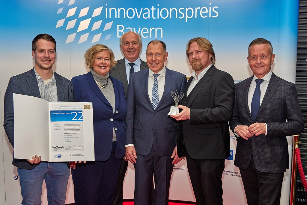 Heinz Soyer of Wörthsee is presented with the "Bavarian Innovation Award 2022"
